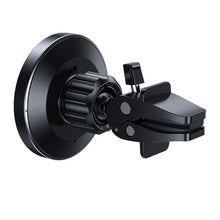 Заредете изображение във визуализатора на галерията – Joyroom Car Holder Qi Wireless Induction Charger 15W (MagSafe for iPhone Compatible) Black (JR-ZS240) - TopMag

