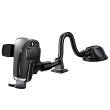 Заредете изображение във визуализатора на галерията – Joyroom Qi Wireless Charger Automatic Electric Car Holder for Cockpit Dashboard Black (JR-ZS248) - TopMag
