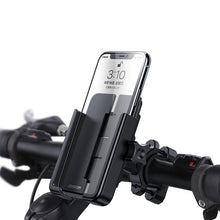Заредете изображение във визуализатора на галерията – Joyroom bicycle phone holder on handlebar black (JR-ZS252) - TopMag
