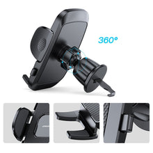 Заредете изображение във визуализатора на галерията – Joyroom Car Phone Clip Holder Air Vent Ventilation Grille Black (JR-ZS259) - TopMag
