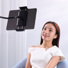 Заредете изображение във визуализатора на галерията – Joyroom rotary adjustment lazy holder desktop phone and tablet holder black (JR-ZS263) - TopMag
