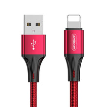 Заредете изображение във визуализатора на галерията – Joyroom USB - Lightning cable 3 A 0,2 m red (S-0230N1) - TopMag
