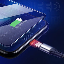 Заредете изображение във визуализатора на галерията – Joyroom USB - Lightning cable 3 A 0,2 m red (S-0230N1) - TopMag

