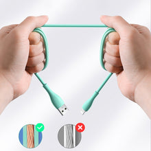Заредете изображение във визуализатора на галерията – Joyroom USB cable - Lightning 2.4 A 1 m white (S-1030M8) - TopMag
