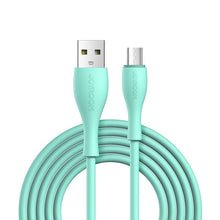 Заредете изображение във визуализатора на галерията – Joyroom USB - micro USB cable 2,4 A 1 m green (S-1030M8) - TopMag
