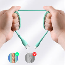 Заредете изображение във визуализатора на галерията – Joyroom USB - micro USB cable 2,4 A 1 m green (S-1030M8) - TopMag
