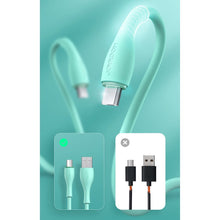 Заредете изображение във визуализатора на галерията – Joyroom USB - micro USB cable 2,4 A 1 m white (S-1030M8) - TopMag

