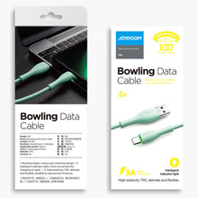 Заредете изображение във визуализатора на галерията – Joyroom USB cable - USB Type C 3 A 1 m white (S-1030M8) - TopMag
