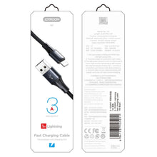 Заредете изображение във визуализатора на галерията – Joyroom USB - Lightning cable 3 A 1 m black (S-1030N1) - TopMag
