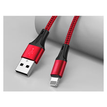 Заредете изображение във визуализатора на галерията – Joyroom USB - Lightning cable 3 A 1 m red (S-1030N1) - TopMag
