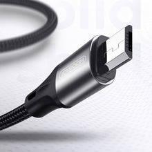 Заредете изображение във визуализатора на галерията – Joyroom USB - micro USB cable 3 A 1 m black (S-1030N1) - TopMag
