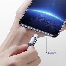 Заредете изображение във визуализатора на галерията – Joyroom USB - micro USB cable 3 A 1 m black (S-1030N1) - TopMag
