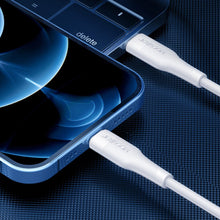 Заредете изображение във визуализатора на галерията – Joyroom fast charging USB - Lightning cable Power Delivery 2,4 A 20 W 1,2 m black (S-1224M3) - TopMag
