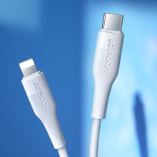 Заредете изображение във визуализатора на галерията – Joyroom fast charging USB - Lightning cable Power Delivery 2,4 A 20 W 1,2 m white (S-1224M3) - TopMag
