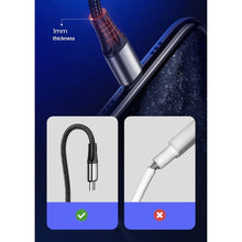 Заредете изображение във визуализатора на галерията – Joyroom USB - micro USB cable 3 A 1,5 m black (S-1530N1) - TopMag
