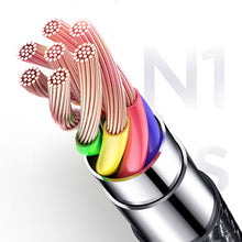 Заредете изображение във визуализатора на галерията – Joyroom USB - USB Type C cable 3 A 1,5 m black (S-1530N1) - TopMag
