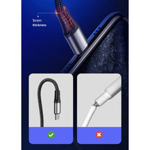 Заредете изображение във визуализатора на галерията – Joyroom USB - USB Type C cable 3 A 1,5 m black (S-1530N1) - TopMag
