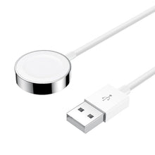 Заредете изображение във визуализатора на галерията – Joyroom Qi Wireless Charger for Apple Watch with Integrated Cable 1.2m White (S-IW001S) - TopMag
