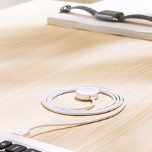 Заредете изображение във визуализатора на галерията – Joyroom Qi Wireless Charger for Apple Watch with Integrated Cable 1.2m White (S-IW001S) - TopMag

