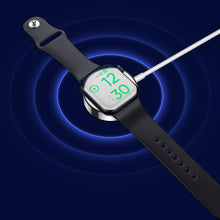Заредете изображение във визуализатора на галерията – Joyroom 2in1 wirelee Qi charger for Apple Watch / USB - Lightning cable 1,5 m white (S-IW002S) - TopMag
