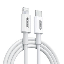 Заредете изображение във визуализатора на галерията – Joyroom fast charging USB Type C - Lightning cable (MFI certificate) Power Delivery 3 A 1,2 m white (S-M420) - TopMag
