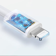 Заредете изображение във визуализатора на галерията – Joyroom fast charging USB Type C - Lightning cable (MFI certificate) Power Delivery 3 A 1,2 m white (S-M420) - TopMag

