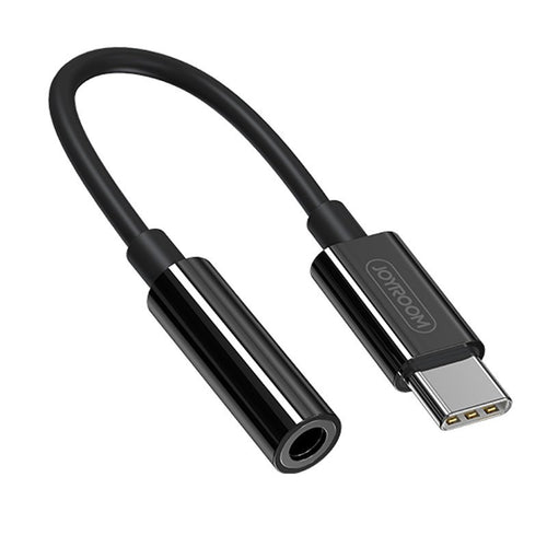 Joyroom headphone adapter 3.5mm mini jack (female) - USB Type C (male) black (SH-C1) - TopMag