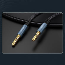 Заредете изображение във визуализатора на галерията – Joyroom stereo audio AUX cable 3,5 mm mini jack 1 m dark blue (SY-10A1) - TopMag
