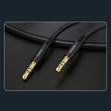 Заредете изображение във визуализатора на галерията – Joyroom stereo audio AUX cable 3,5 mm mini jack 1,5 m black (SY-15A1) - TopMag
