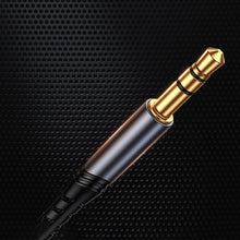 Заредете изображение във визуализатора на галерията – Joyroom AUX stereo audio cable 3.5 mm mini jack - USB Type C for tablet phone 2 m black (SY-A03) - TopMag
