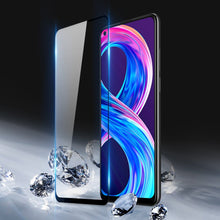 Заредете изображение във визуализатора на галерията – Dux Ducis 9D Tempered Glass Tough Screen Protector Full Coveraged with Frame for Realme 8 Pro / Realme 8 black (case friendly) - TopMag
