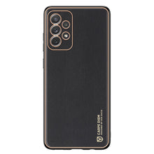 Заредете изображение във визуализатора на галерията – Dux Ducis Yolo elegant case made of soft TPU and PU leather for Samsung Galaxy A72 4G black - TopMag
