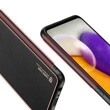 Заредете изображение във визуализатора на галерията – Dux Ducis Yolo elegant case made of soft TPU and PU leather for Samsung Galaxy A72 4G black - TopMag
