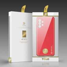 Заредете изображение във визуализатора на галерията – Dux Ducis Yolo elegant case made of soft TPU and PU leather for Samsung Galaxy A72 4G red - TopMag
