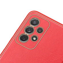 Заредете изображение във визуализатора на галерията – Dux Ducis Yolo elegant case made of soft TPU and PU leather for Samsung Galaxy A72 4G red - TopMag
