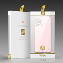 Заредете изображение във визуализатора на галерията – Dux Ducis Yolo elegant case made of soft TPU and PU leather for Samsung Galaxy A72 4G pink - TopMag
