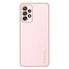 Заредете изображение във визуализатора на галерията – Dux Ducis Yolo elegant case made of soft TPU and PU leather for Samsung Galaxy A72 4G pink - TopMag
