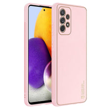 Заредете изображение във визуализатора на галерията – Dux Ducis Yolo elegant case made of soft TPU and PU leather for Samsung Galaxy A72 4G pink - TopMag
