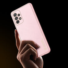 Заредете изображение във визуализатора на галерията – Dux Ducis Yolo elegant case made of soft TPU and PU leather for Samsung Galaxy A72 4G pink - TopMag
