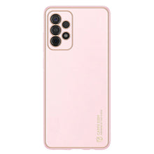 Заредете изображение във визуализатора на галерията – Dux Ducis Yolo elegant case made of soft TPU and PU leather for Samsung Galaxy A52s 5G / A52 5G / A52 4G / A52s pink - TopMag
