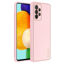Заредете изображение във визуализатора на галерията – Dux Ducis Yolo elegant case made of soft TPU and PU leather for Samsung Galaxy A52s 5G / A52 5G / A52 4G / A52s pink - TopMag
