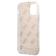 Заредете изображение във визуализатора на галерията – Guess GUHCP12SPCU4GLGO iPhone 12 mini 5,4" złoty/gold hard case 4G Glitter - TopMag

