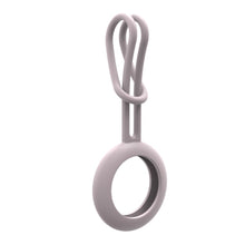 Заредете изображение във визуализатора на галерията – Silicone flexible cover keychain loop case for Apple AirTag pink - TopMag
