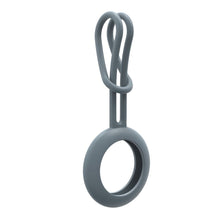 Заредете изображение във визуализатора на галерията – Silicone flexible cover keychain loop case for Apple AirTag blue - TopMag
