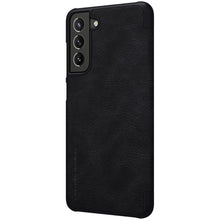 Заредете изображение във визуализатора на галерията – Nillkin Qin original leather case cover for Samsung Galaxy S21 FE black - TopMag
