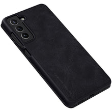 Заредете изображение във визуализатора на галерията – Nillkin Qin original leather case cover for Samsung Galaxy S21 FE black - TopMag
