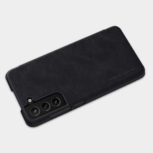 Заредете изображение във визуализатора на галерията – Nillkin Qin original leather case cover for Samsung Galaxy S21 FE black - TopMag
