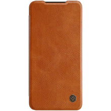 Заредете изображение във визуализатора на галерията – Nillkin Qin original leather case cover for Samsung Galaxy S21 FE brown - TopMag

