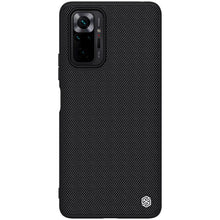 Заредете изображение във визуализатора на галерията – Nillkin Textured Case rugged cover with gel frame and nylon on the back Xiaomi Redmi Note 10 Pro black - TopMag

