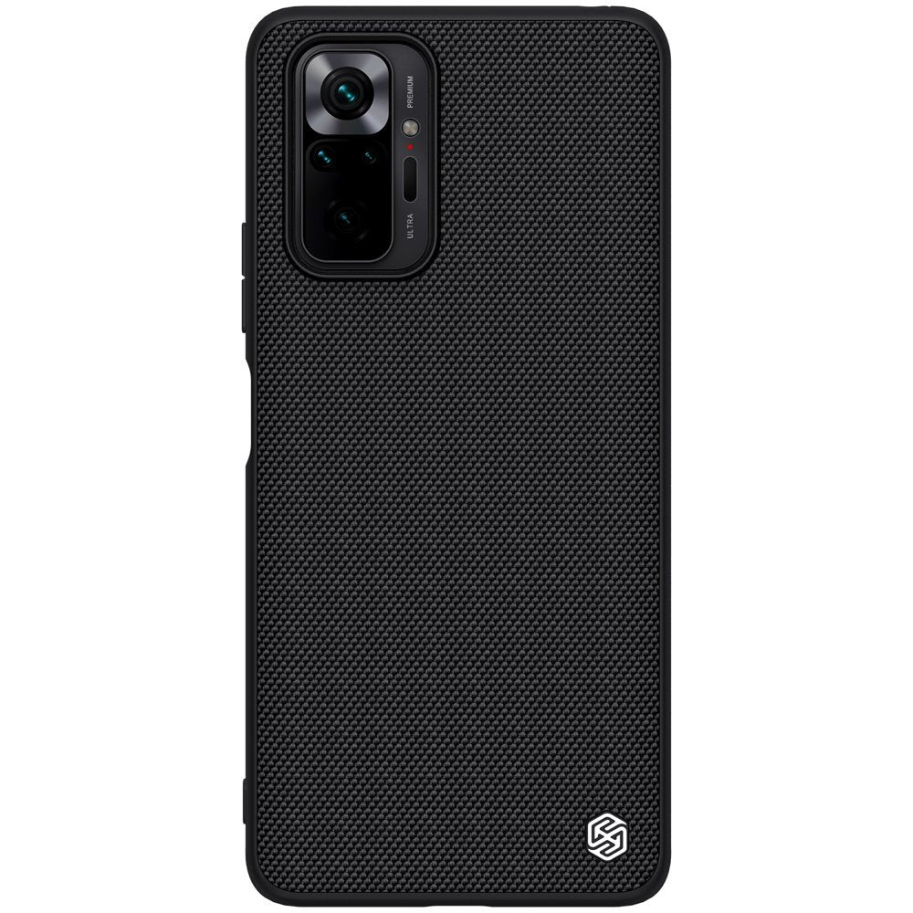 Nillkin Textured Case rugged cover with gel frame and nylon on the back Xiaomi Redmi Note 10 Pro black - TopMag